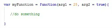 Default parameters with ES6
